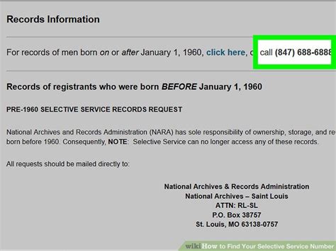 how to get my selective service number.